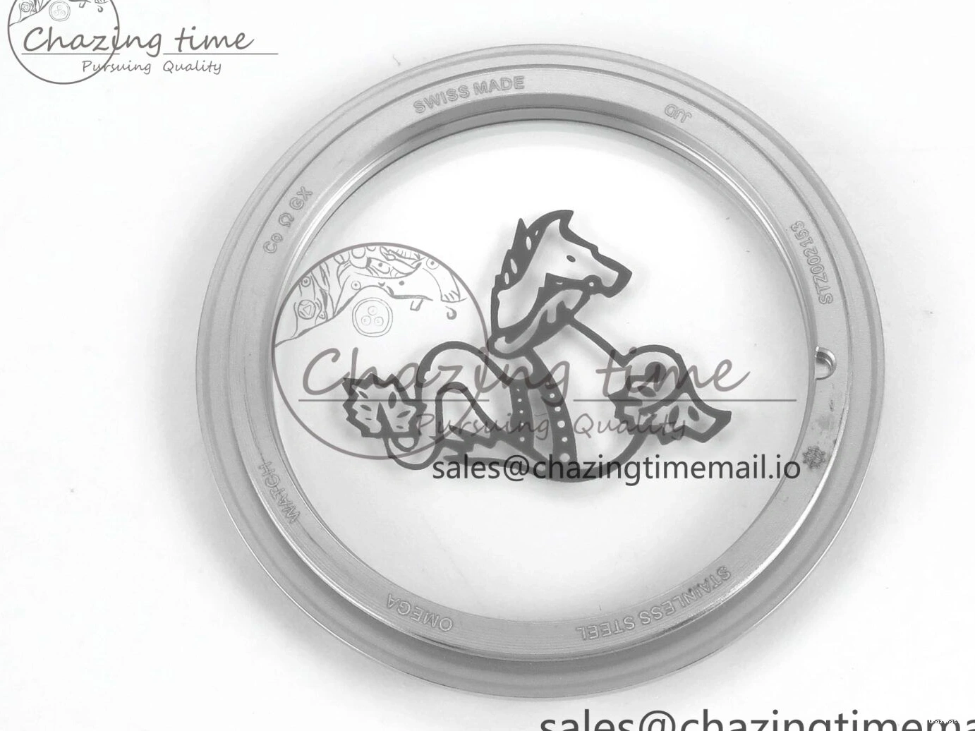 0401 Bold Seamaster Planet Ocean 600M 43.5mm SS SCF 1:1 Best Edition Green Bezel Gray Dial on Green Rubber Strap A8900 Super Clone 7666